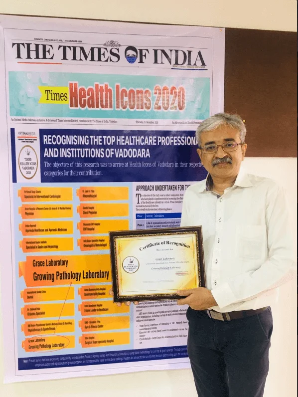 The Times Of India - Certificate