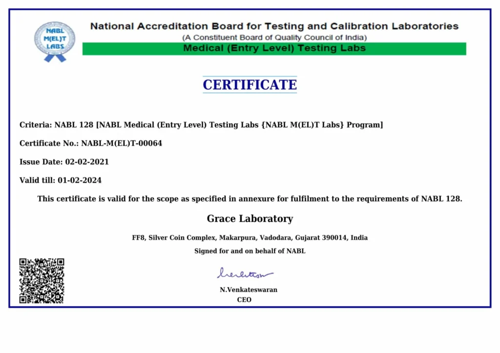 NABL certificate